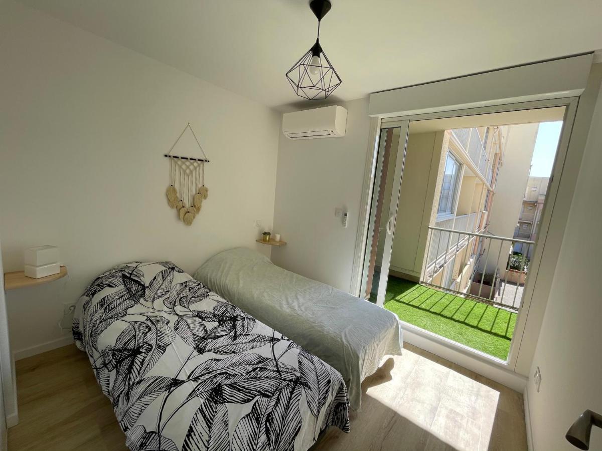 T3 Expo Sud-Est - Parking - Piscine - Clim - Wifi Apartment Gruissan Bagian luar foto