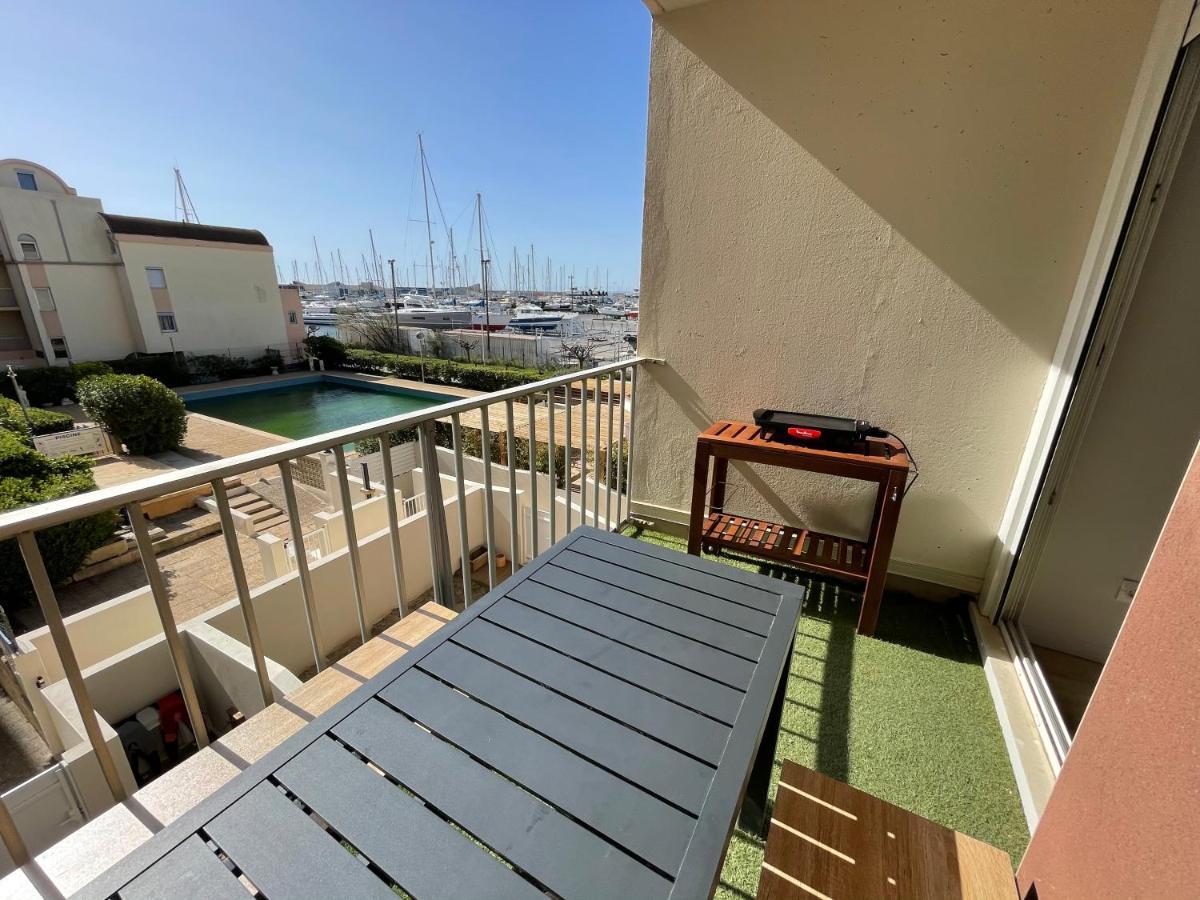 T3 Expo Sud-Est - Parking - Piscine - Clim - Wifi Apartment Gruissan Bagian luar foto